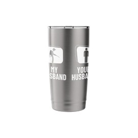 Pest Control Your Husband My Husband Wife Funny Exterminator Stainless Steel Insulated Tumbler