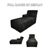 GZYLCH Chaise Lounge with Arm Sofa Slipcover, Chaise Cushion Protector