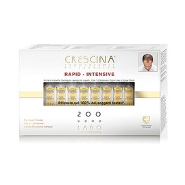 LABO Crescina Transdermic RAPID-INTENSIVE Hair Growth Treatment 200 Man 20 Ampoules