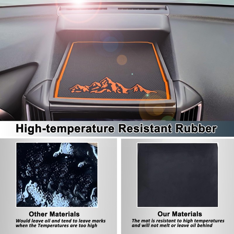 JKCOVER Dashboard Mats Compatible with Subaru Crosstrek/Impreza 2018-2022 2023 and