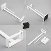 GERZWY Bathroom Toilet Paper Holder Stand SUS 304 Stainless Steel
