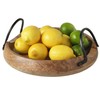 Gourmet Basics by Mikasa Knox Mango Wood Serving Bowl Coffee