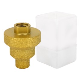 Step Tapered Reamer Brazed Multi Layer Conical Reamer 20mm 35mm 50mm Brazed Pagoda Drill Tile Marble Trimming Tool Concrete 3 Position Reamer and Chamfering Tool Shank M14 Threaded