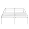 Upcanso 16 Inch White King Bed Frame Heavy Duty Metal
