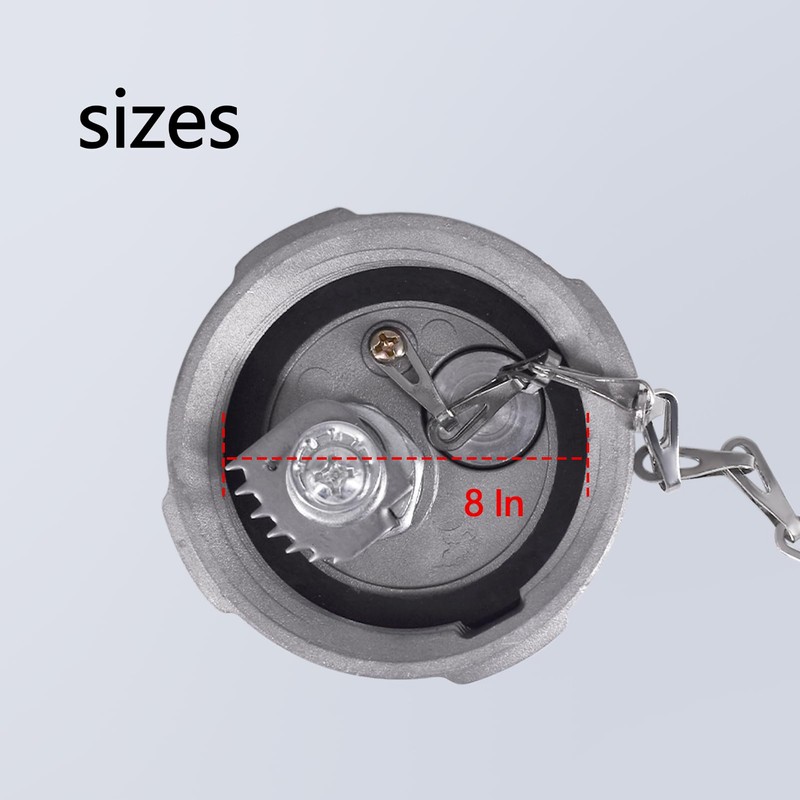 Locking Diesel Fuel Cap 2 3/8" Compatible with Freightliner M2