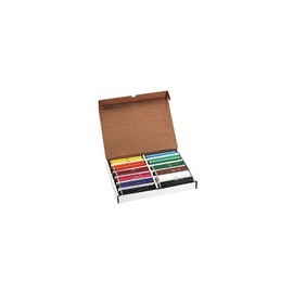 Prang Thick Core Colored Pencils Master Pack, 3.3 Millimeter Cores, 7 Inch Length, 12 Assorted Colors, 288 Count (82408), Multicolored