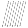 uxcell 8pcs 8/32 Inch M4 Threaded Rods with 16pcs Hex