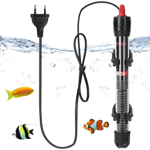 Aicharynic Aquarium Heater 25 W: Aquarium Heating Rod with Suction