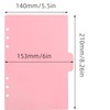 Parallelower 25 Sheets/5 Sets Folder Dividers A5 Coloured Folder Index