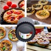12 Pack 5 Inch Mini Tart Pans with Removable Bottom