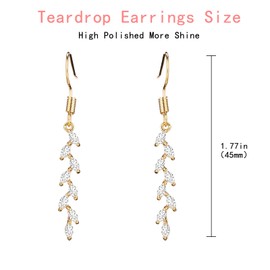 Bridesmaid Earrings Set of 6 for Wedding Bridesmaid Proposal Gifts Jewelry Set Maid Of Honor Gifts for Women.