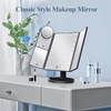 HUONUL Makeup Mirror Vanity with Lights, 2X 3X 10X Magnification,