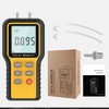Manometer Gas Pressure Tester, Digital HAVC Manometer Dual-Port Air Pressure