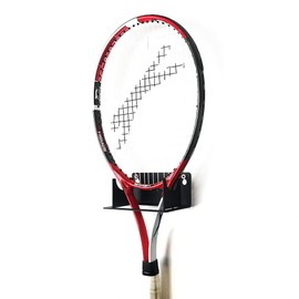 BlackSteel Display Bracket Holder for Tennis Rackets - Sports, Net, Display, Racquets, Sport, Outdoors, Play, Storage, Style, Home, Office, Shed, Court, Racket, Ping Pong, Court