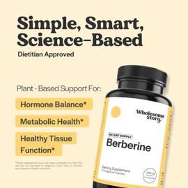 Berberine Supplement 1500mg | Berberine 500mg Per Capsule | 97% Standardized Purity | Supports Metabolic Profiles & Hormonal Balance | 270 Berberine HCL Capsules | Berberine Supplements 90-Day Supply