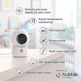 Motorola Peekaboo WiFi 1080p Video Baby Monitor 2-Way Audio Reconditioned