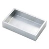 Caspari Lacquer Guest Towel Napkin Holder in Silver - 1