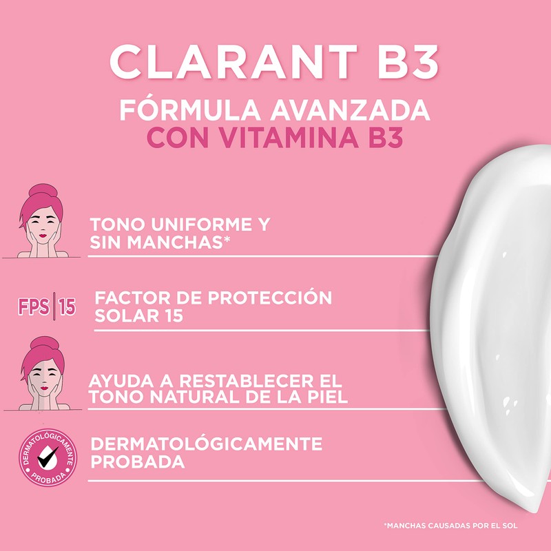 Pond's Crema Facial Anti-manchas Clarant B3 con SPF15 200 g