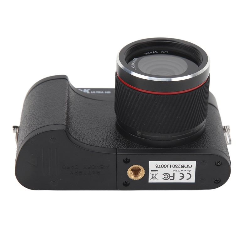 4K Digital Camera 48MP Manual Focusing Retro Anti Slip Pattern