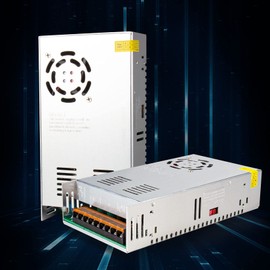 REALSUN 48V 10A Universal Switching Power Converter Adapter Transformer Regulated Supply AC to DC LED Driver 480w for CCTV, Radio, Computer Project