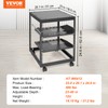 VEVOR 12U Open Frame Server Rack, 23''-40'' Adjustable Depth, Free