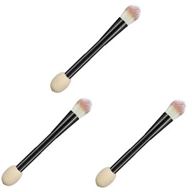 Baluue 3pcs Dual-ended Makeup Brush and Sponge Versatile Foundation Blush Concealer Powder Applicator Compact Portable Design for Easy Use for Women Any Occasion