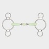 EQUIKIND PEANUT TWO RING GAG Stainless Steel Apple Flavour Mouthpiece