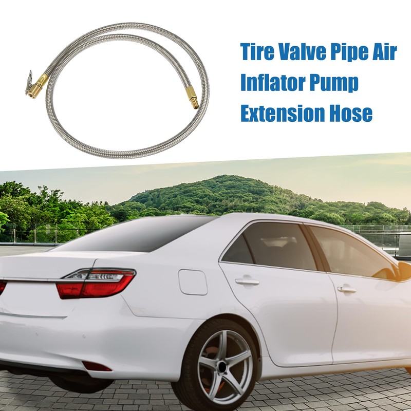 A ABSOPRO Tire Air Inflator Hose Adapter Extension Quick Connect