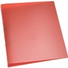 Q-Connect 2 Ring Binder Frosted A4 Red KF02482