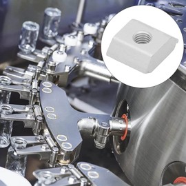 100pcs M8 Threaded Slide Nut Aluminum Alloy T Slot Nuts Accessories Photovoltaic Mounting Blocks