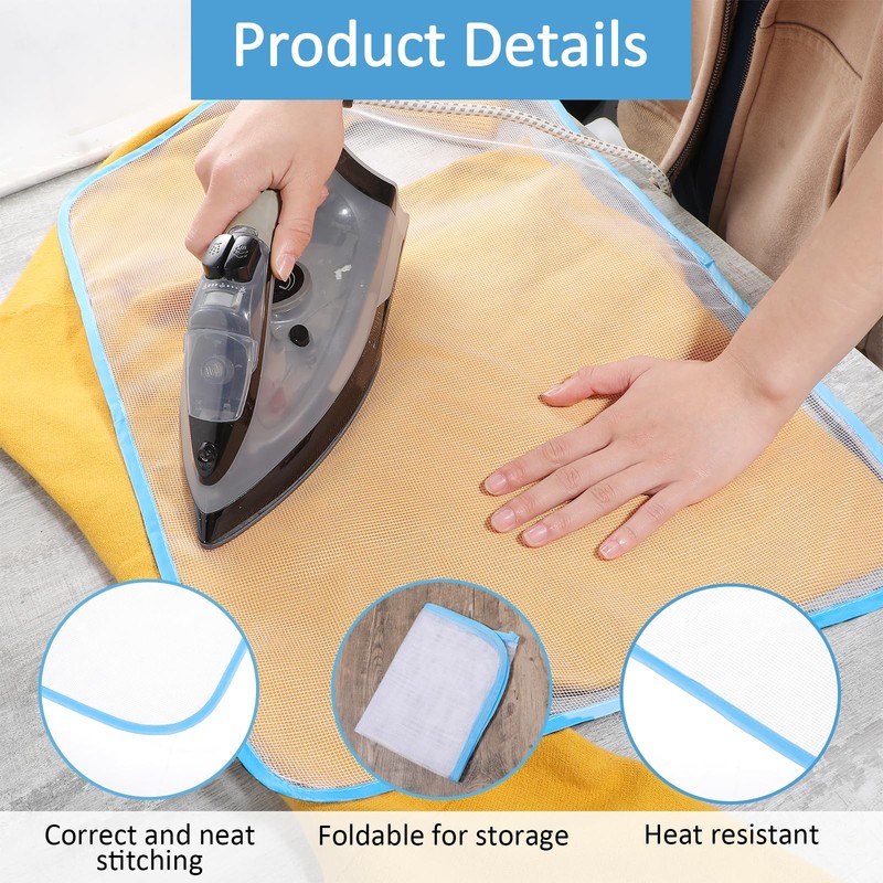 Teaaha Protective Pressing Cloth for Ironing, 4 Pack Ironing Cloth