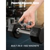 Gym Magnetic Phone Holder【Strong Magnets】- 360 Adjustable Magnetic Phone Holders,