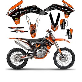 Team Racing Graphics kit Compatible with KTM 2016-2018 SX 65, Scatter