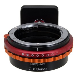 Fotodiox DLX Lens Adapter Compatible with Nikon F-mount G-type Lenses to Micro Four Thirds Mount Cameras