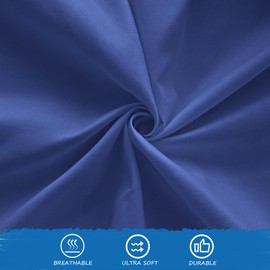 Nap Mat Sheet, 24" x 48" x 4" Fitted Elastic Corners Preschool Day Care Rest Nap Mat Cover, Soft & Breathable Microfiber Baby Sheets for Regalo My Cot Portable Toddler Bed and Joovy Travel Cot, Navy