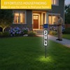 Hvatry Solar Address Sign, Waterproof House Numbers for Outside Light