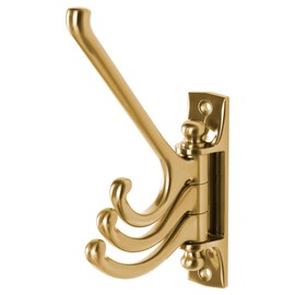 IKEA.. 403.622.64 3-Arm Swivel Hook, Brass Color