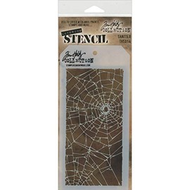 Stampers Anonymous Tim Holtz Layered Stencil, 4.125-Inch by 8.5-Inch, Shatter