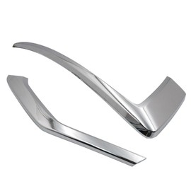 XQSMWF 2PCS Chrome Left Side Front Bumper Molding Trim 6407A323 Compatible with Mitsubishi Eclipse Cross 2018-2021