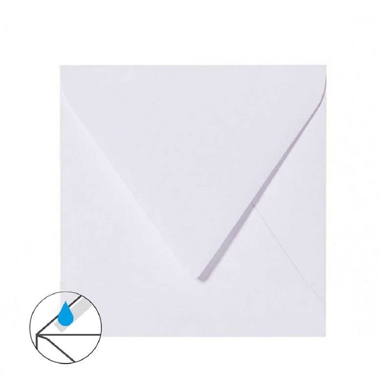 Square Envelopes 15 x 15 cm White Pack of 50