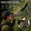 12x62 HD Spotting Scope with Tripod, Monocular Telescope for Adults,