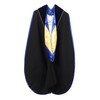 Erligo Unisex Deluxe Doctoral Graduation Gown and Doctoral Hood 8-Sided