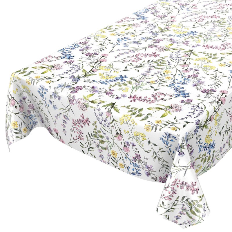Anro Oilcloth Wax Tablecloth, Washable