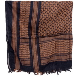 VooDoo Tactical 08-3065061000 Woven Coalition Desert Scarves, Coyote/Black