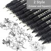 Calligraphy Pens, 12pcs Calligraphy Set For Beginners, Black Drawing Pen,