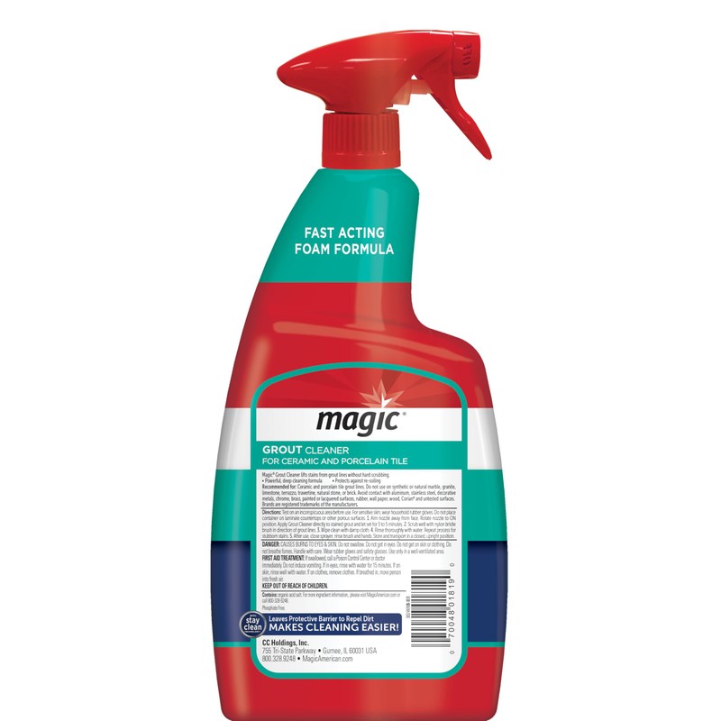 MAGIC Grout Cleaner for Tile Floors Bundle - Cleaning Solution