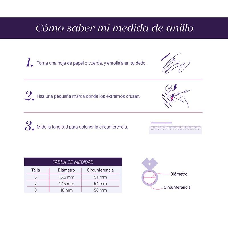 LuckyLy – Anillo de Compromiso para Mujer, Zirconia Cúbica de