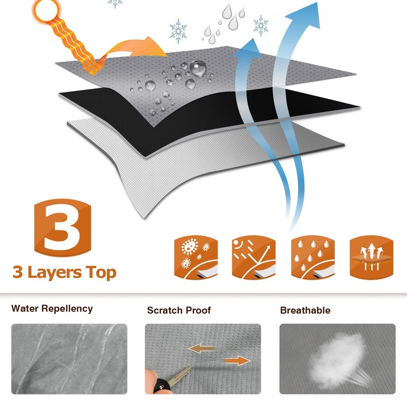 Leader Accessories Pop up Folding Camper Cover Fits up to