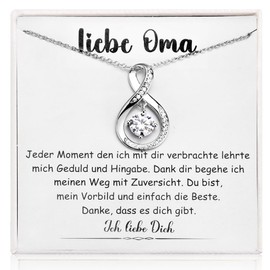 wynn's Gifts for Women, Sweetheart, Daughter, Mother, Grandma, Sister, Best Friends, Infinity Chain Gifts, Daughter, Mother, Best Birthday, Christmas, Mother's Day, Graduation, Cubic Zirconia