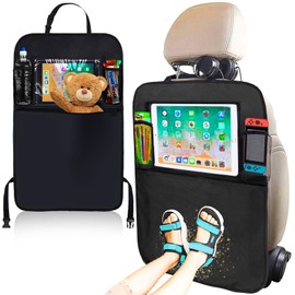 Children's Car Seat Back Protector - (1 Piece 70 x 45.5 cm) - Car Seat Protection Back Children with Storage Bag - Good Quality